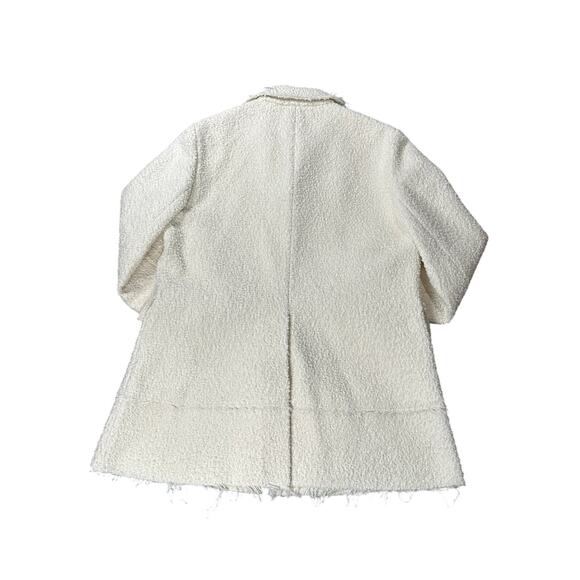 Bottega Veneta Pre-Fall 2019 Bouclé Jacket Winter White Size 48 - Picture 4 of 8